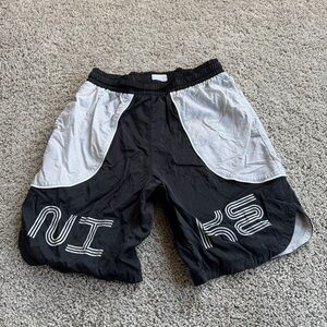 Nike Sportswear Shorts Woven Kids Boys Black/Gray Youth Size Medium